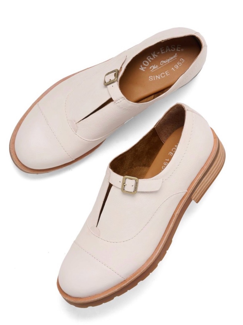 NWOB Kork-Ease Women’s Leather Buckle Slip-On Loafer 8.5
